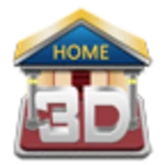 Logo of 3D Home android Application 